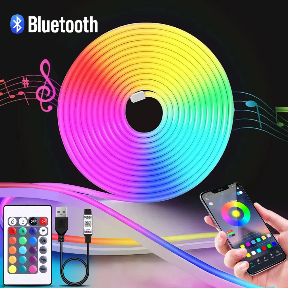 Led Strip Lights - 1-5 m RGB LED Neon Streifen