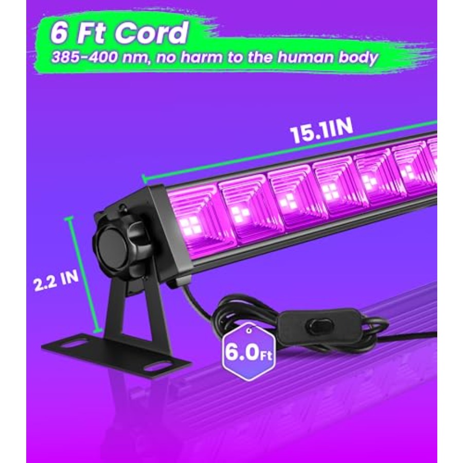 4W LED-Schwarzlichtleiste, Sch – Light Switch Bewertung und Preis