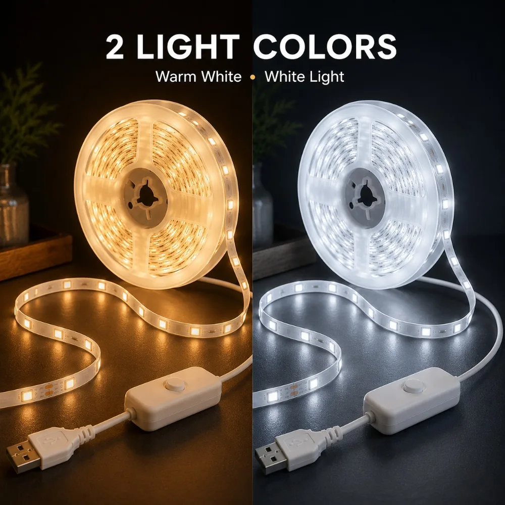 LED-Lichtstreifen, USB-Tastens – Led Strip Lights Bewertung und Preis