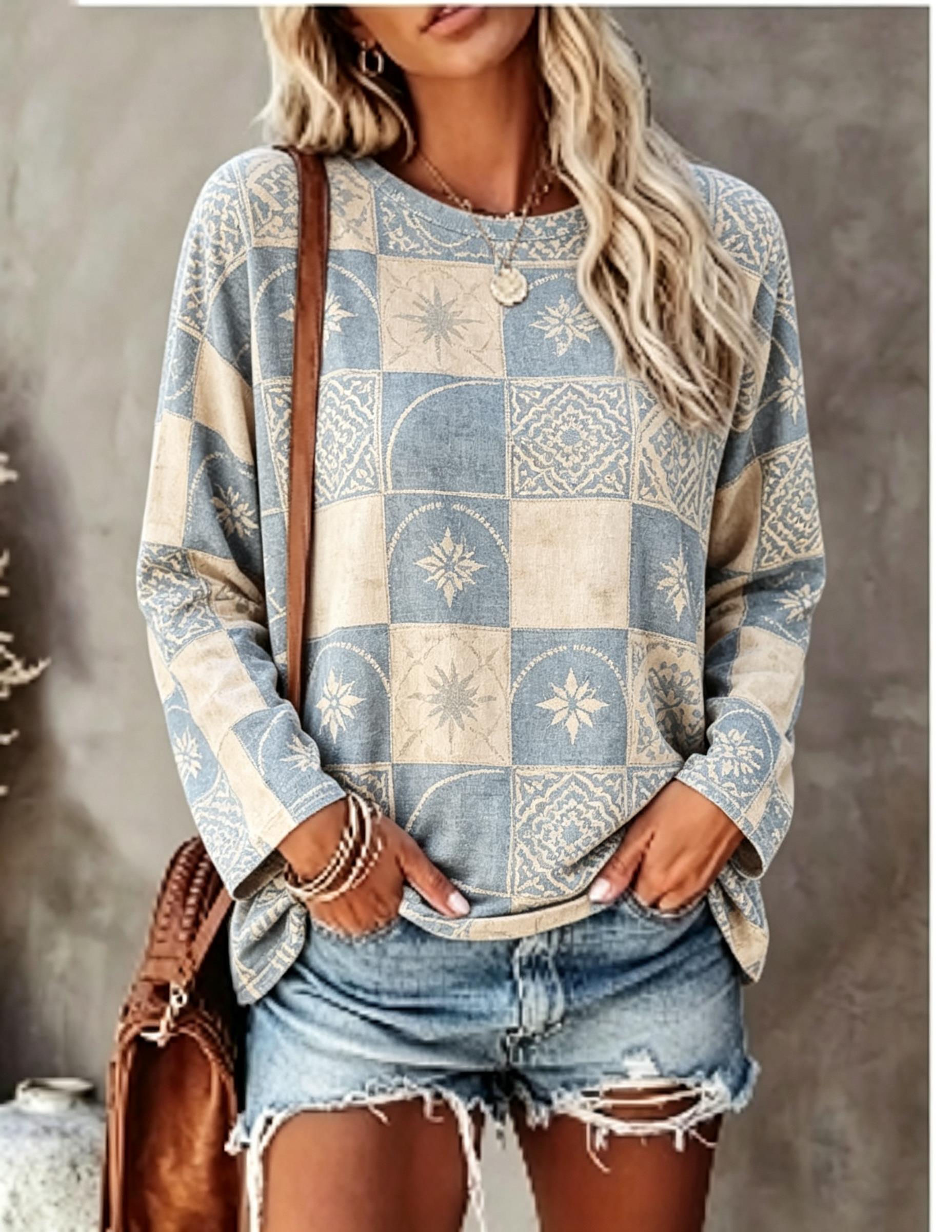 Damen-Langarm-T-Shirt, grün-be – Wallpaper Bewertung und Preis