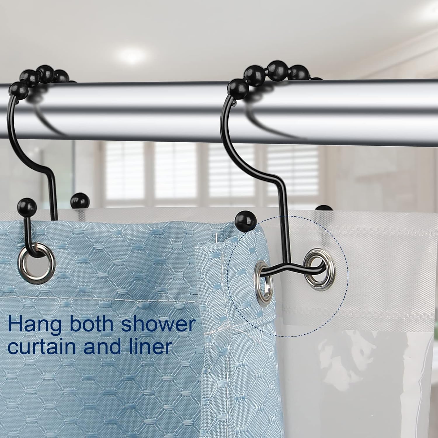 Duschvorhanghaken, Robuster Du – Curtain Rods Bewertung und Preis