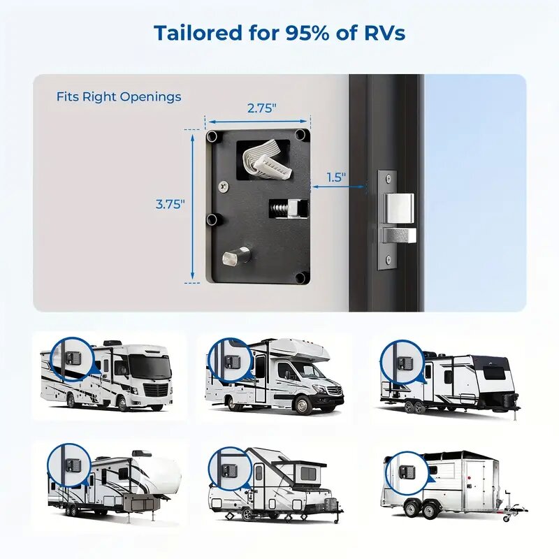 RV-Türschloss-Ersatz mit Passw – Door Lock Bewertung und Preis