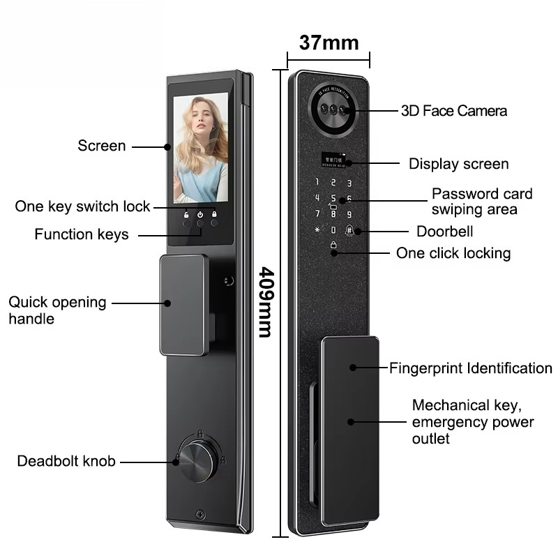 Tuya WiFi Smart Door Lock, bio – Door Lock Bewertung und Preis