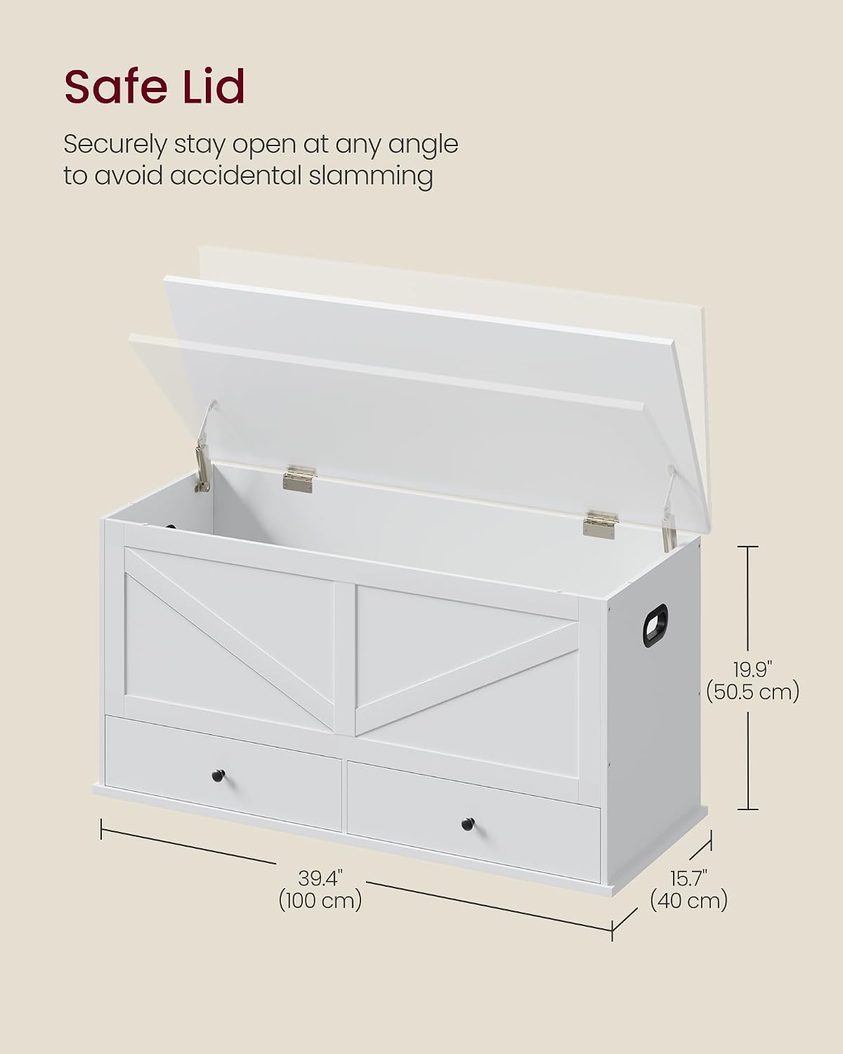 Farmhaus-Aufbewahrungstruhe mi – Cabinet Hinges Bewertung und Preis