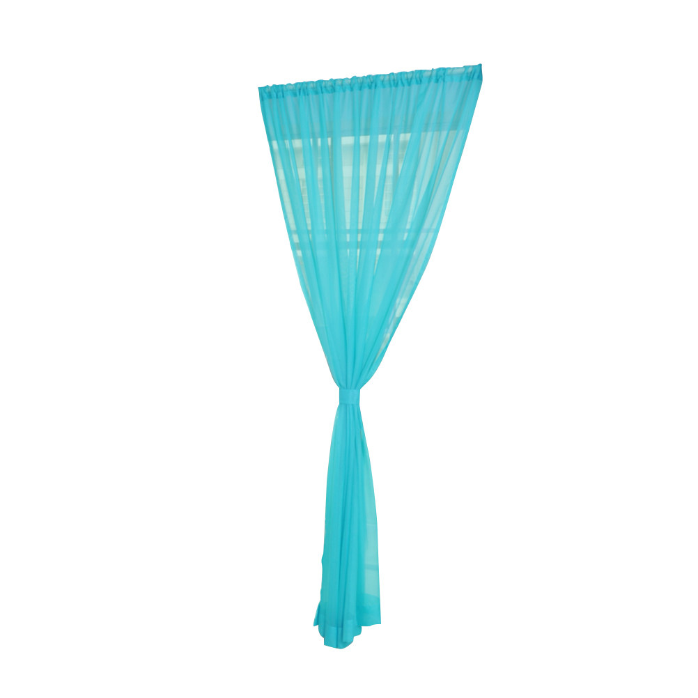 Transparenter Voile-Fenstervor – Curtain Rods Bewertung und Preis