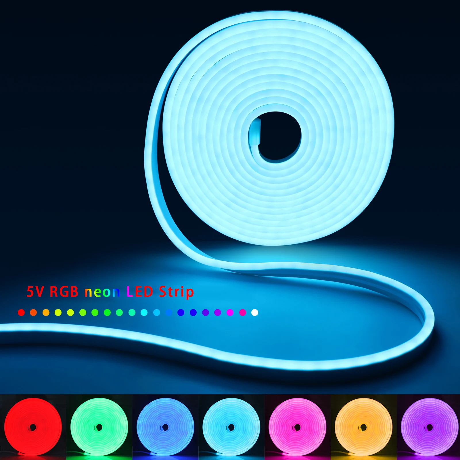1-5 m RGB LED Neon Streifen Li – Led Strip Lights Bewertung und Preis